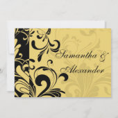 Geel en zwart, hedendaagse wervelkolom kaart (Achterkant)