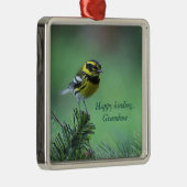 geel en zwart kangoestornament metalen ornament (Rechts)