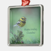 geel en zwart kangoestornament metalen ornament (Links)