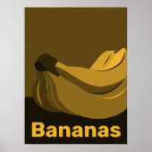 Geel en zwart Keukenwanddecor - Poster (Voorkant)