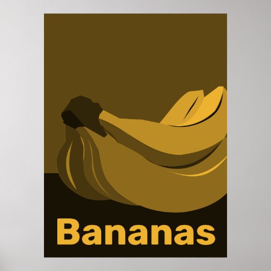 Geel en zwart Keukenwanddecor - Poster (Voorkant)