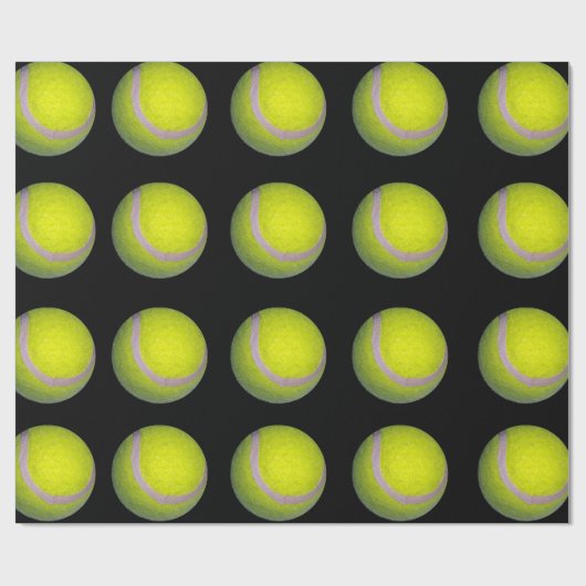 geel en zwart kogelpatroon, cadeaupapier (Vlak)