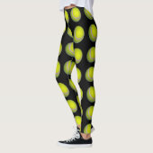 geel en zwart kogelpatroon, leggings (Links)