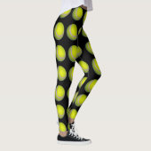 geel en zwart kogelpatroon, leggings (Rechts)