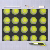 geel en zwart kogelpatroon, tissuepapier (Craft)