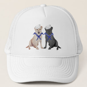 Geel en zwart labrador Retrievers Trucker Pet