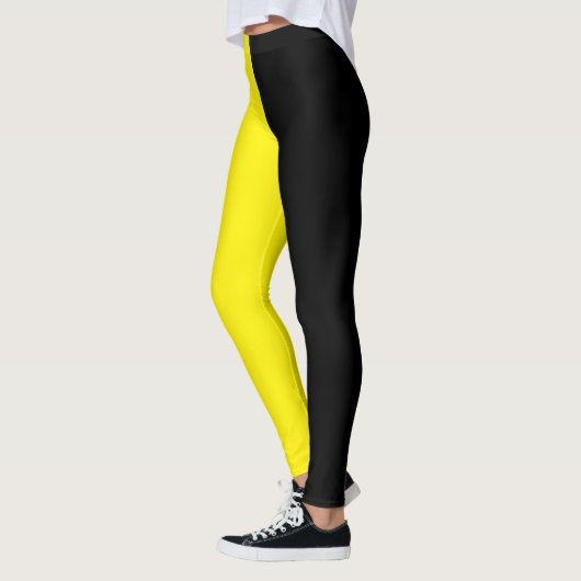 Geel en zwart leggings (Links)