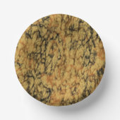 geel en zwart marmer papieren kommen (Voorkant)