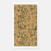 geel en zwart marmer servet (Voorkant)
