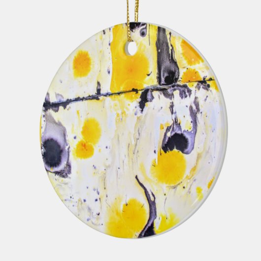 Geel en zwart Ornament (Links)