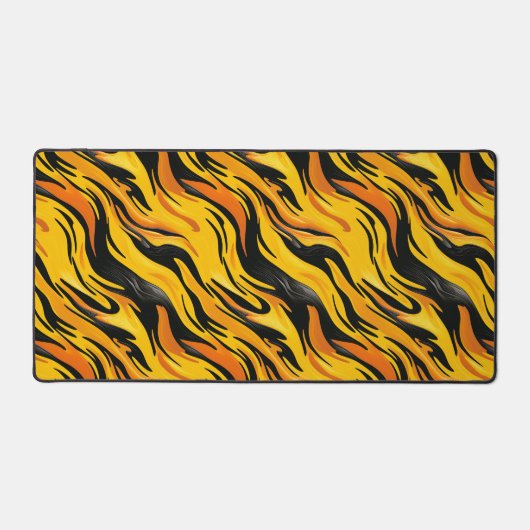 Geel en zwart Patroon Bureaumat (Voorkant)