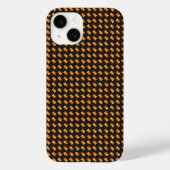 Geel en zwart patroon Case-Mate iPhone case (Achterkant)