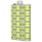 Geel en zwart patroon heupfles (Links)