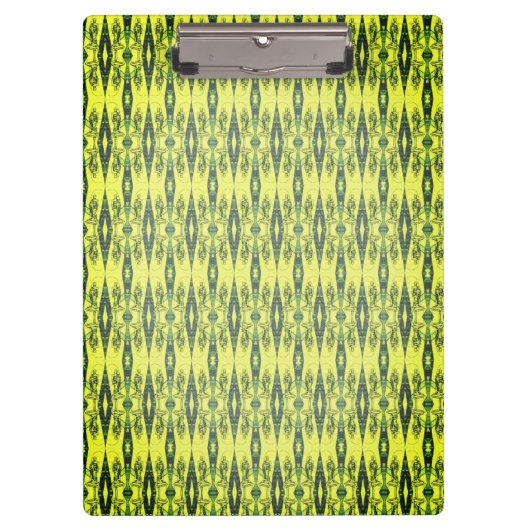 Geel en zwart patroon klembord (Voorkant)