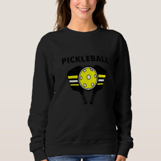 Geel en zwart Pickleball Ball en Pickleball PA Trui