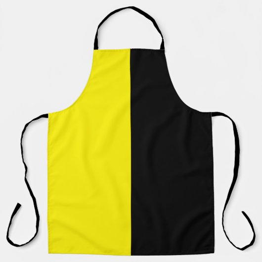 Geel en zwart schort (Voorkant)