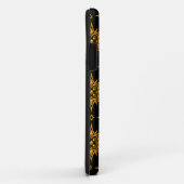Geel en zwart Star-patroon Case-Mate iPhone Case (Achterkant/rechts)