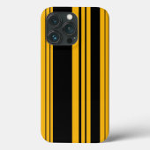 Geel en zwart Stripes Pattern Hoesje-Mate iPhone Case-Mate iPhone Case (Achterkant)