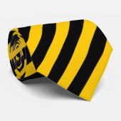 Geel en zwart stropdas (Opgerold)