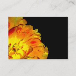 Geel en zwart Visitekaartje