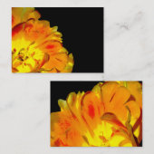 Geel en zwart Visitekaartje (Voorkant / Achterkant)