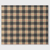 Geel en zwart-witgeel cadeaupapier (Vlak)