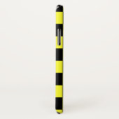 Geel en zwart-witpatroon Case-Mate iPhone case (Achterkant / rechts)