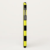 Geel en zwart-witpatroon Case-Mate iPhone case (Achterkant/links)