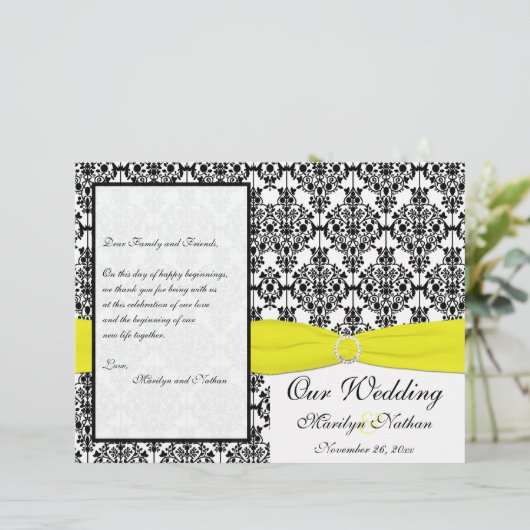 Geel en zwart-witprogramma (Staand voorkant)