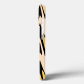 Geel en zwart Zigzag Chevron Pattern Case-Mate iPhone Case (Achterkant / Links)
