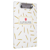 Geel encils Roze Apple-lesbord Klembord (Rechts)