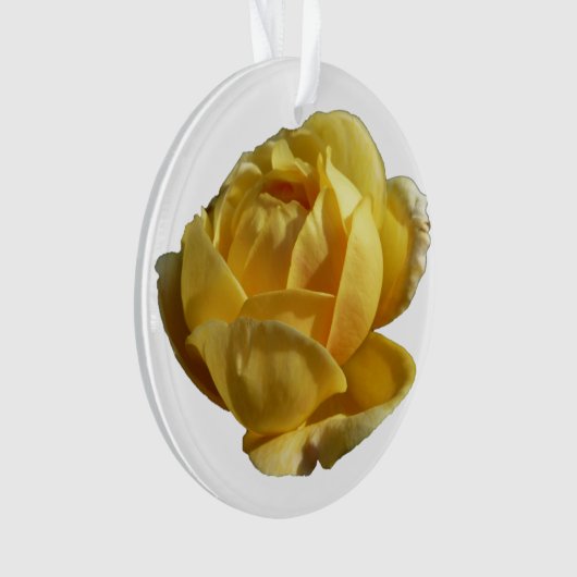 Geel Engels Roos Ornament (voorkant)