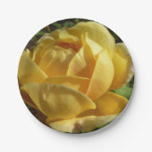 Geel Engels Roos Papieren Bordje (Voorkant)