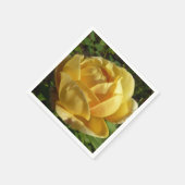 Geel Engels Roos Servet (Hoek)