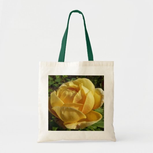 Geel Engels Roos Tote Bag (Voorkant)