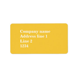 Geel Etiket