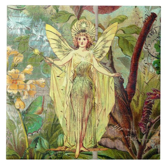 Geel Fairy Tegeltje (Voorkant)