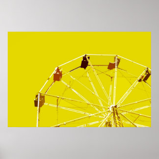 Geel Ferris Wheel Poster