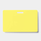 Geel #FFF555, Golden Glow Badge (Achterkant)