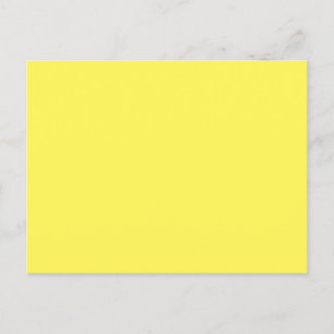 Geel #FFF555, Golden Glow Briefkaart