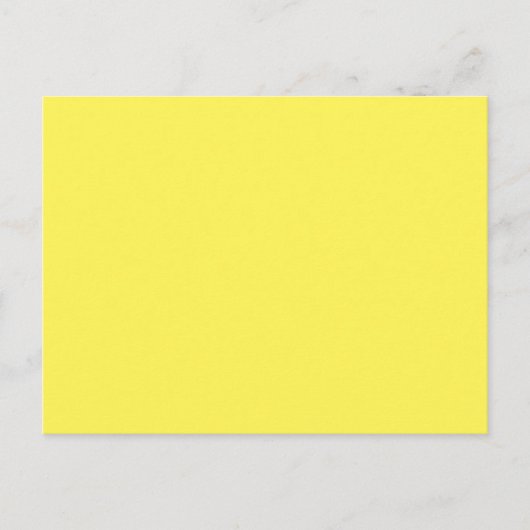 Geel #FFF555, Golden Glow Briefkaart (Voorkant)
