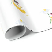 Geel Fifi Daisy Bunny Wrapping Papier (Rol Hoek)