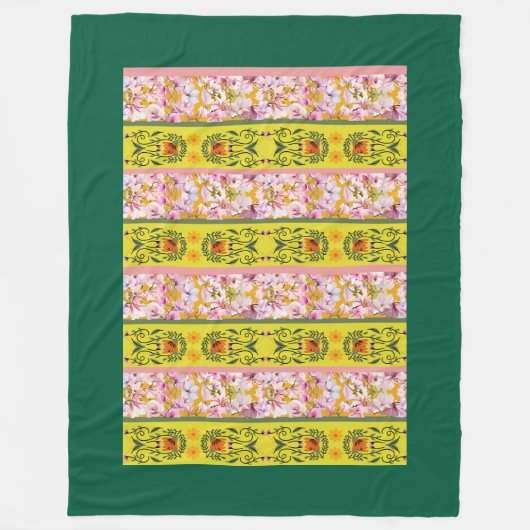 Geel Fleece Deken (Voorkant)