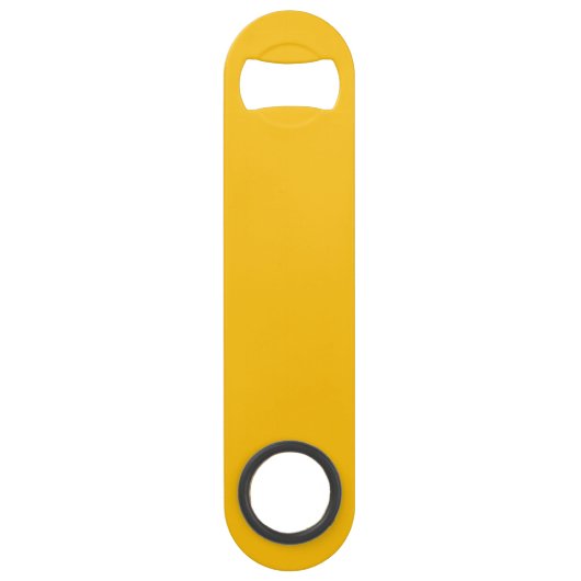 Geel flesopener met aangepaste tekst bar sleutel g speed flessenopener (Voorkant)
