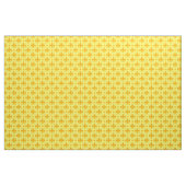 Geel Fleur-de-lis-patroonontwerp  Stof (Yard (91,4 cm))
