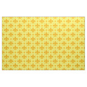 Geel Fleur-de-lis-patroonontwerp  Stof (Fat Quarter)