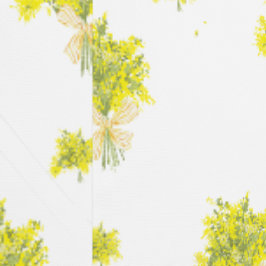 Geel Floral Boeket Wallpaper Behang