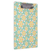 Geel Floral Pattern Klembord (Rechts)