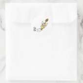 Geel Football Player Sticker (Tas)