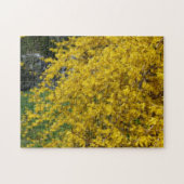 Geel Forsythia Flowers Orton Effect Legpuzzel (Horizontaal)